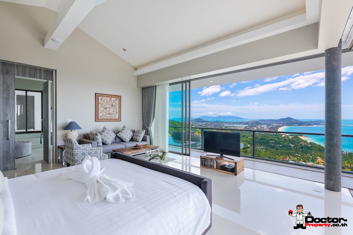 Magnificent Modern Villa with Panoramic Views - Chaweng Noi, Koh Samui - For Sale